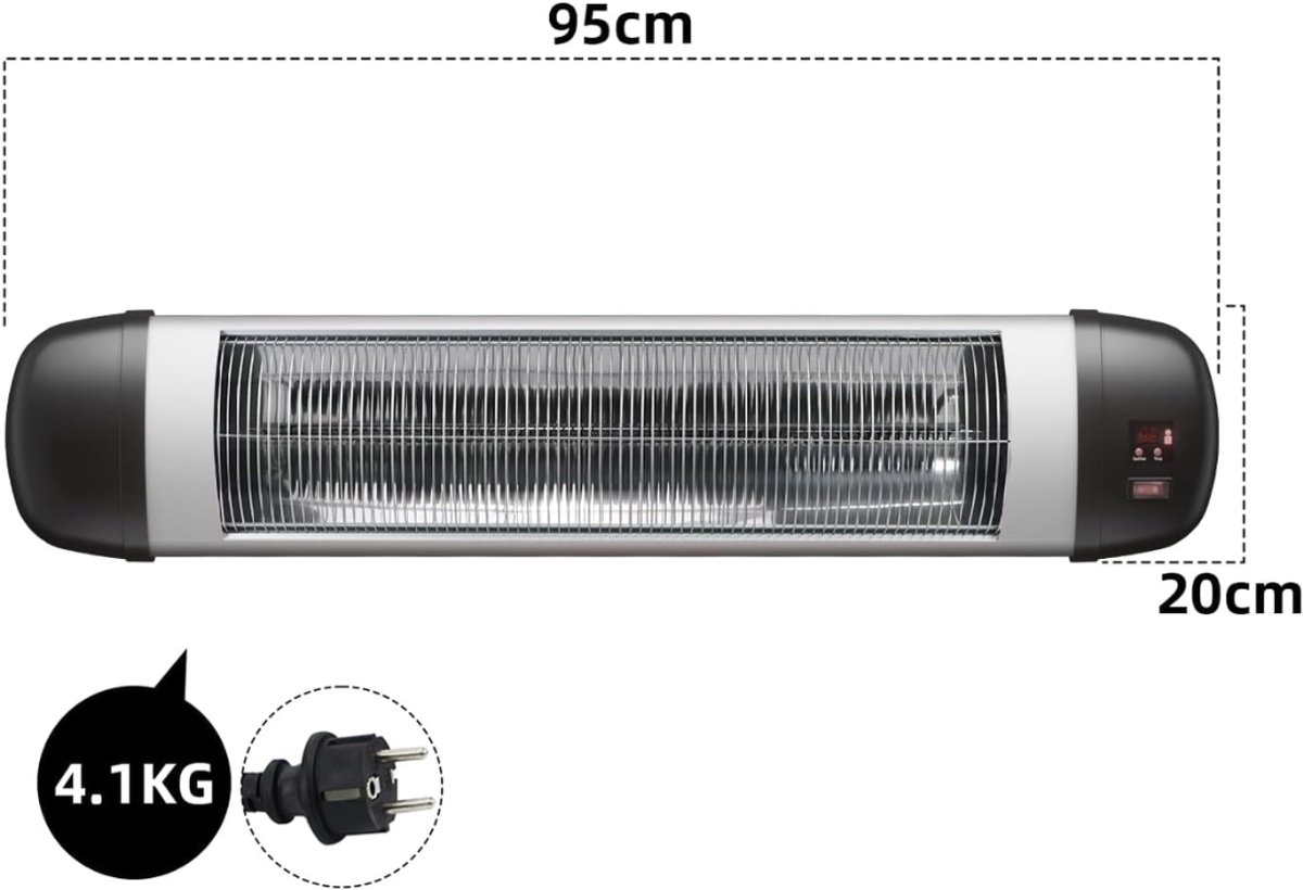 DailySupplies® Elektrische Kachel - Heater - Terrasverwarmers – foto 4
