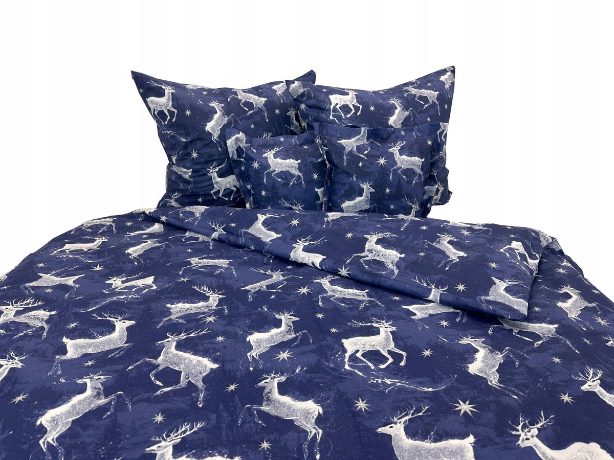 Kerst Dekbedovertrek Katoen D'Lux 160x200cm - Nederlands Product