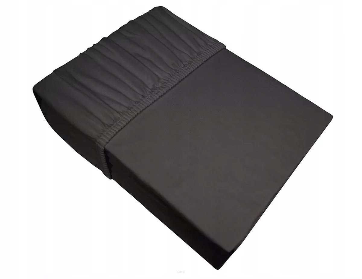 Greno Jersey Hoeslaken met Elastiek 180x200 cm - Antraciet