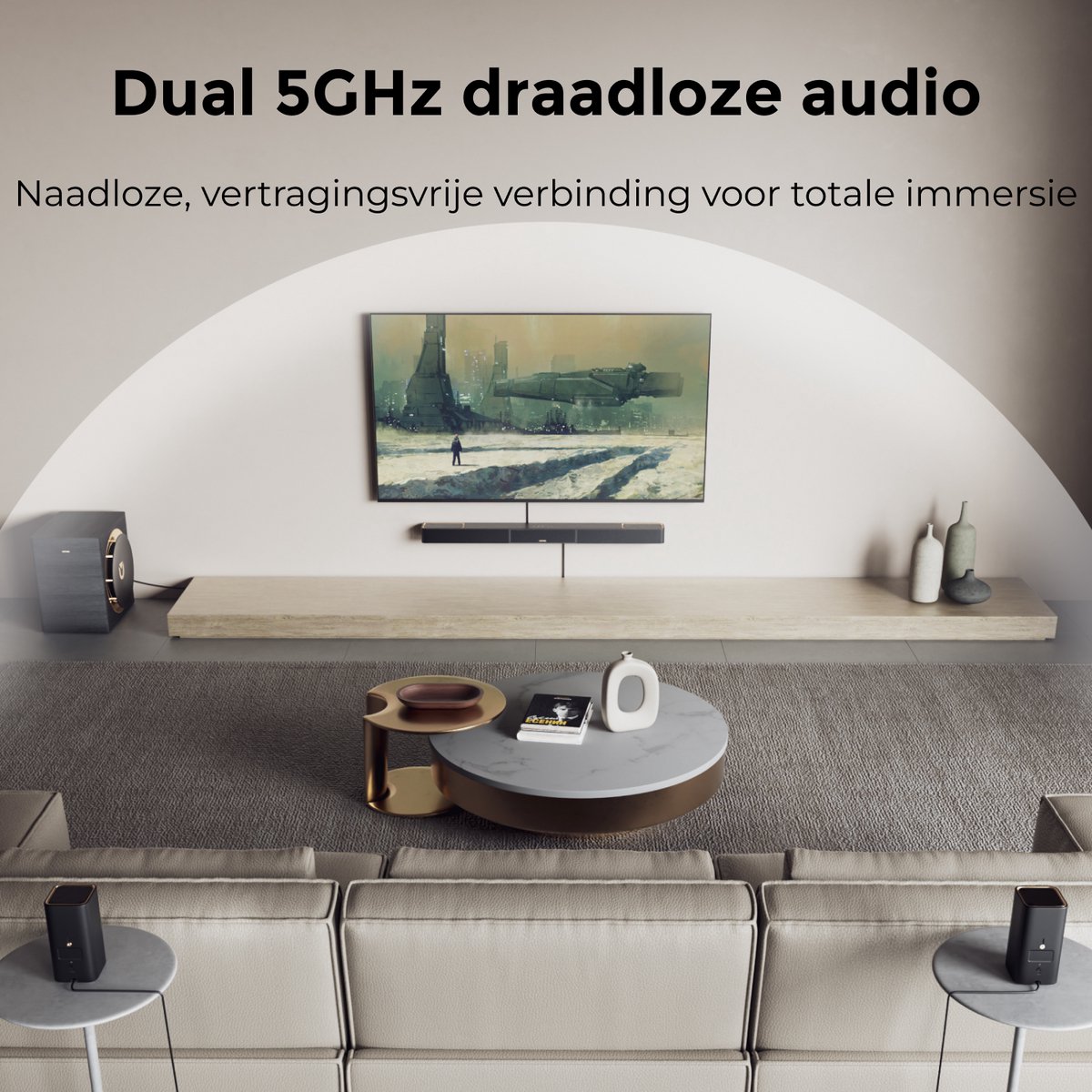 ULTIMEA Skywave X70 - 7.1.4 Soundbar voor tv - Draadloze - afbeelding 2