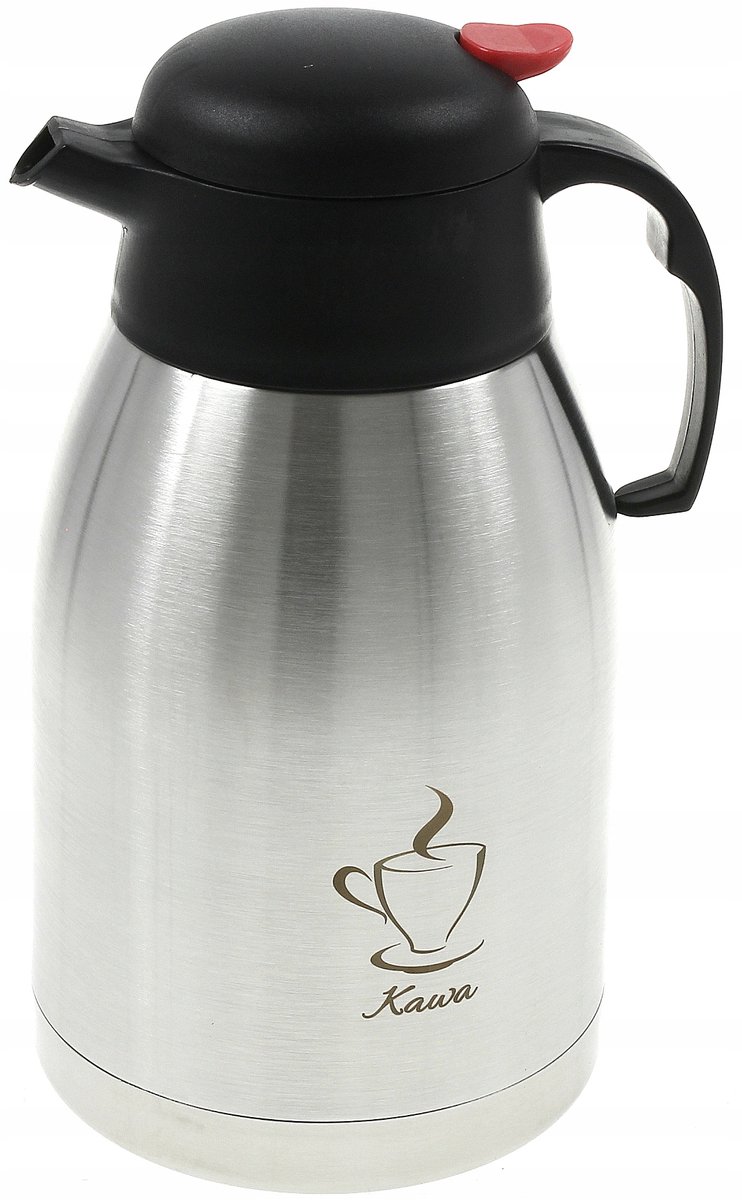 Thermoskan met Dubbele Wand - 2L - RVS - Warm & Koud