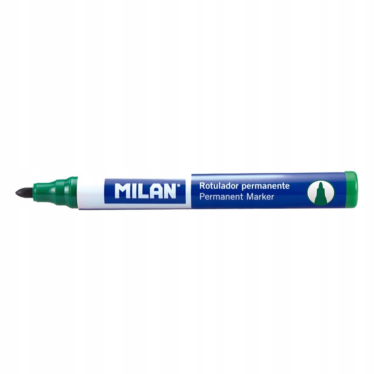 Milan Permanente Marker Groen, Ronde Punt 4mm