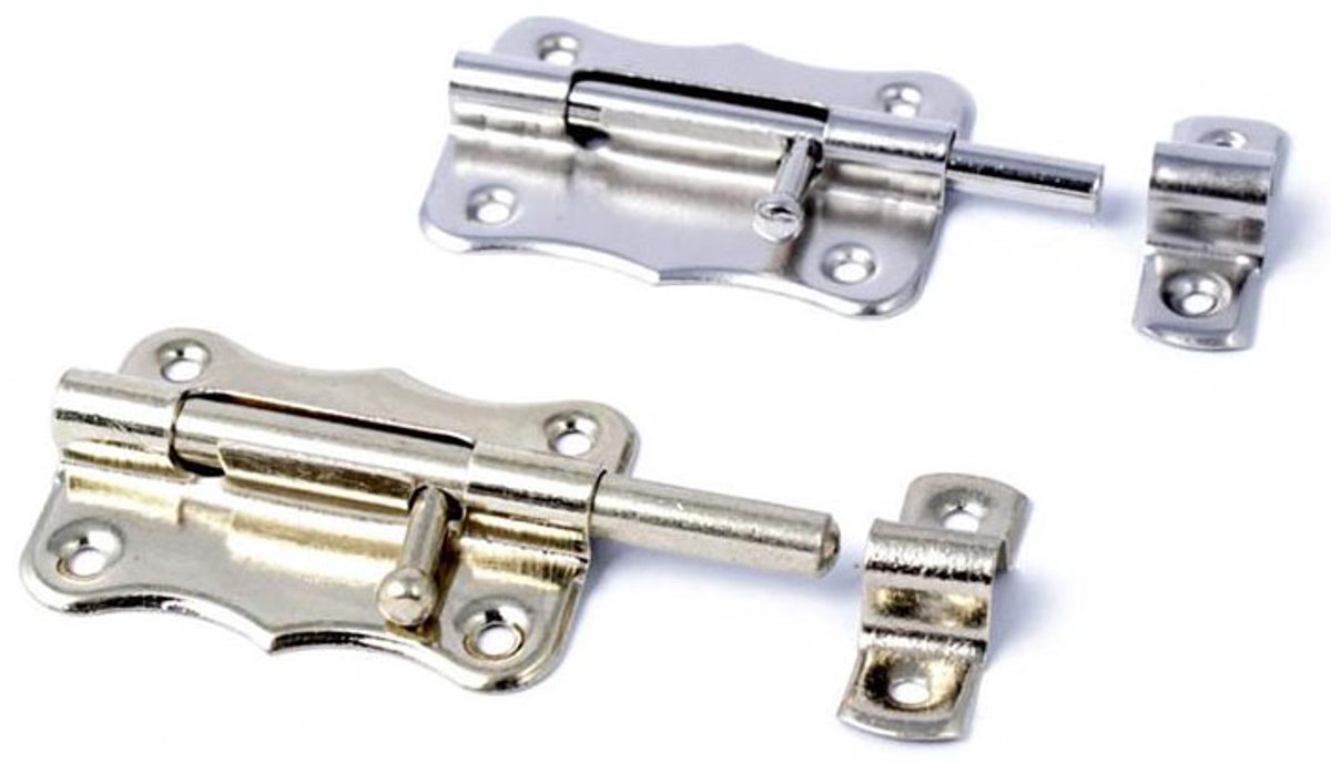 Zuil 385 Nikkel 50mm - Universele Sluiting voor Deuren en Kasten
