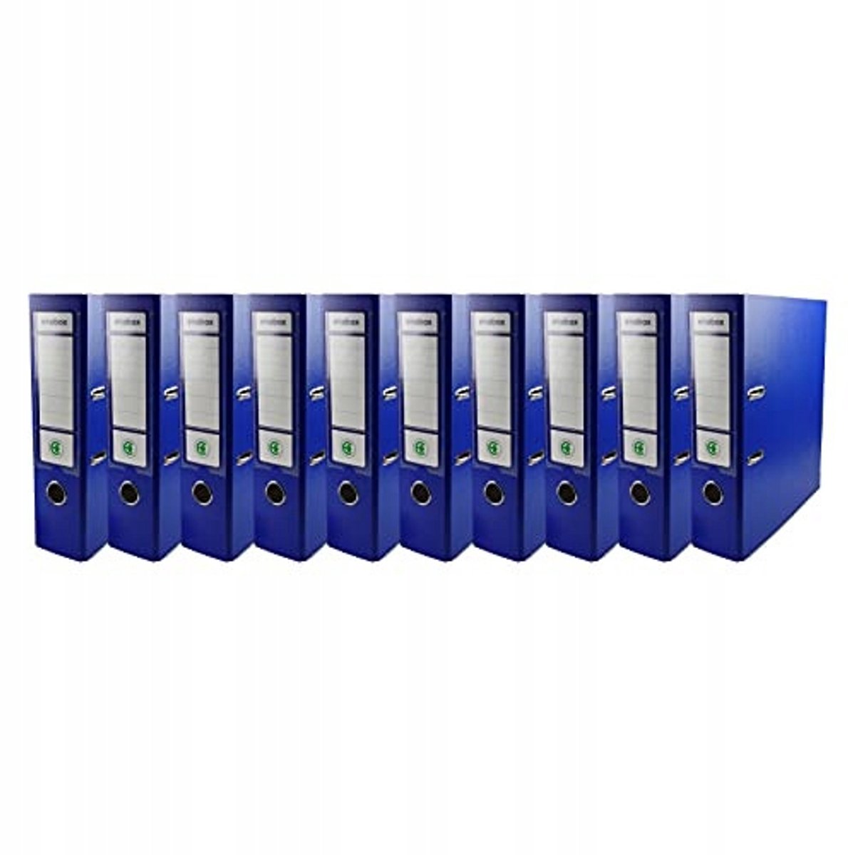 A4 Ringband Map PP EKOBOX 80mm Blauw 10 Stuks - Organisatie Documenten