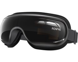 RENPHO Eyeris 3 Oogmassager - Voor rondom ogen en slapen - Warmtefunctie en verkoelende optie - Met voice control en bluetooth - Verschillende intensiteiten - Zwart
