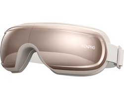 RENPHO Eyeris 3 Oogmassager - Voor rondom ogen en slapen - Warmtefunctie en verkoelende optie - Met voice control en bluetooth - Verschillende intensiteiten - Rose goud