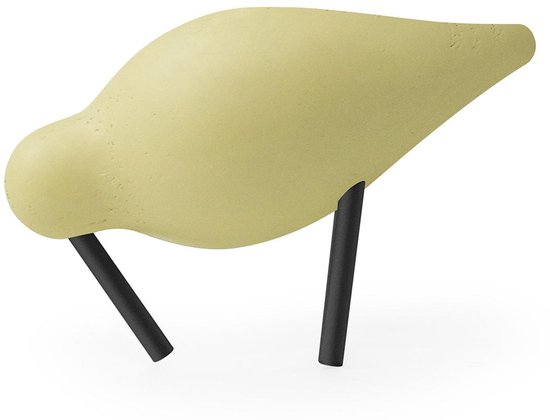 Normann Copenhagen Shorebird Vogel Decoratie Small Light Yellow