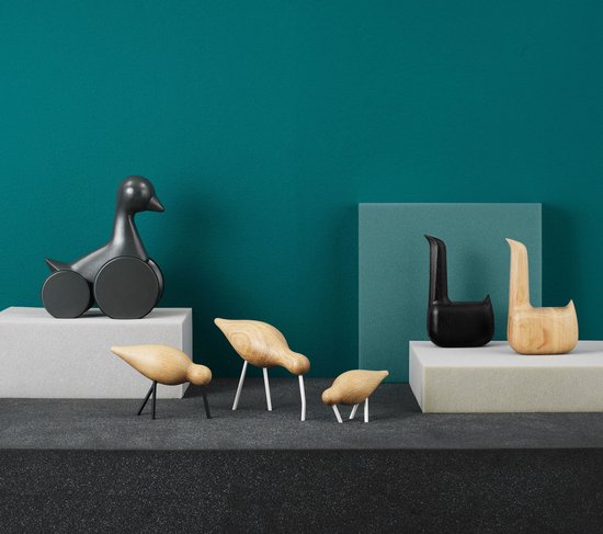 Normann Copenhagen Shorebird Vogel Decoratie Medium Black/black