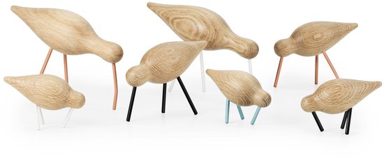 Normann Copenhagen Shorebird Vogel Decoratie Medium Black/black
