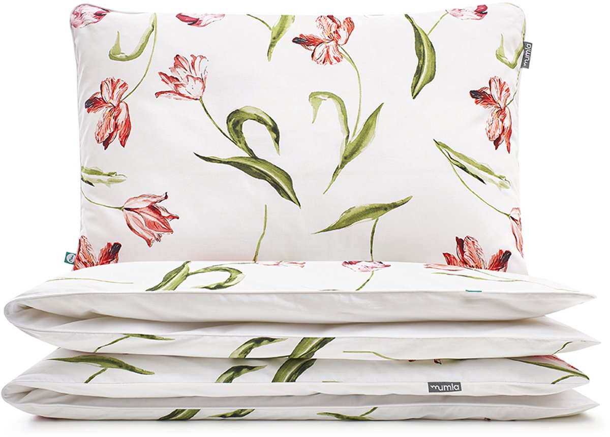 Mumlala Katoenen Dekbedovertrek Set - Tulp - 140x200cm