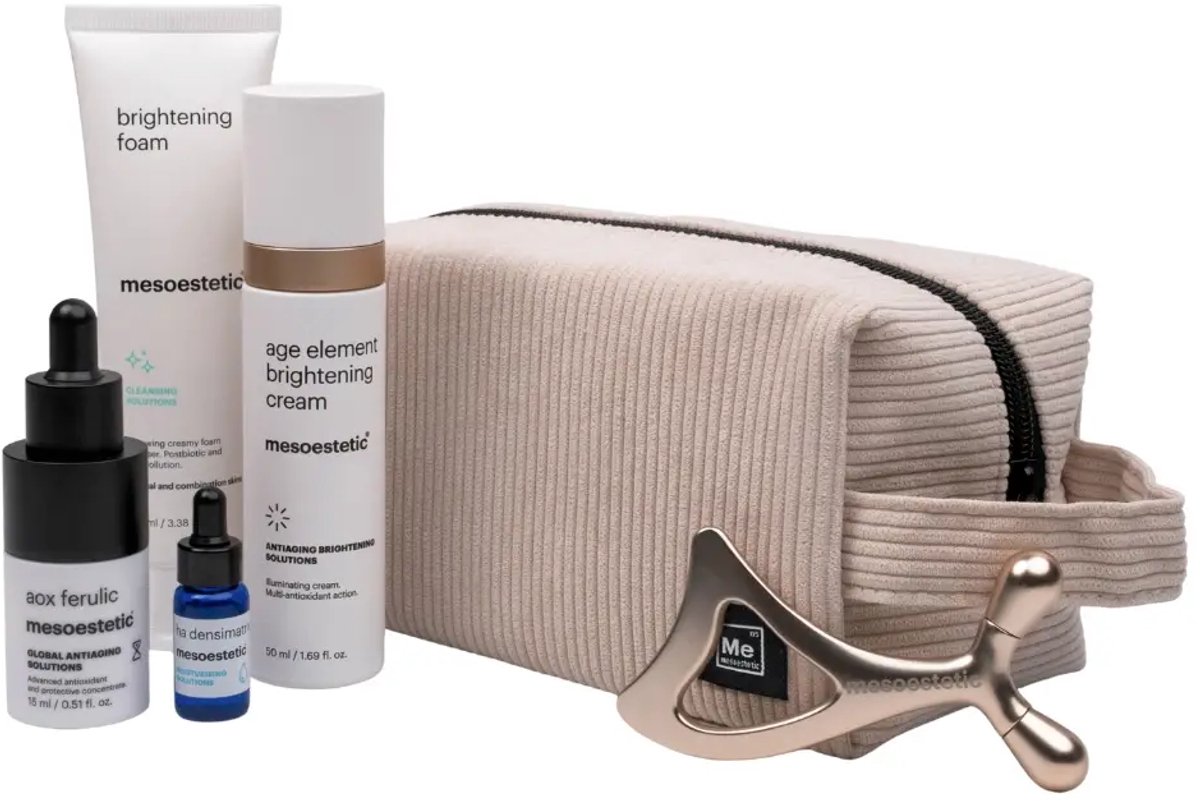 Mesoestetic Glowing Routine Set - Age Element Brightening - 4 stappen