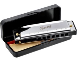 foto van Fazley MHM-01-C 10-gaats C diatonische mondharmonica