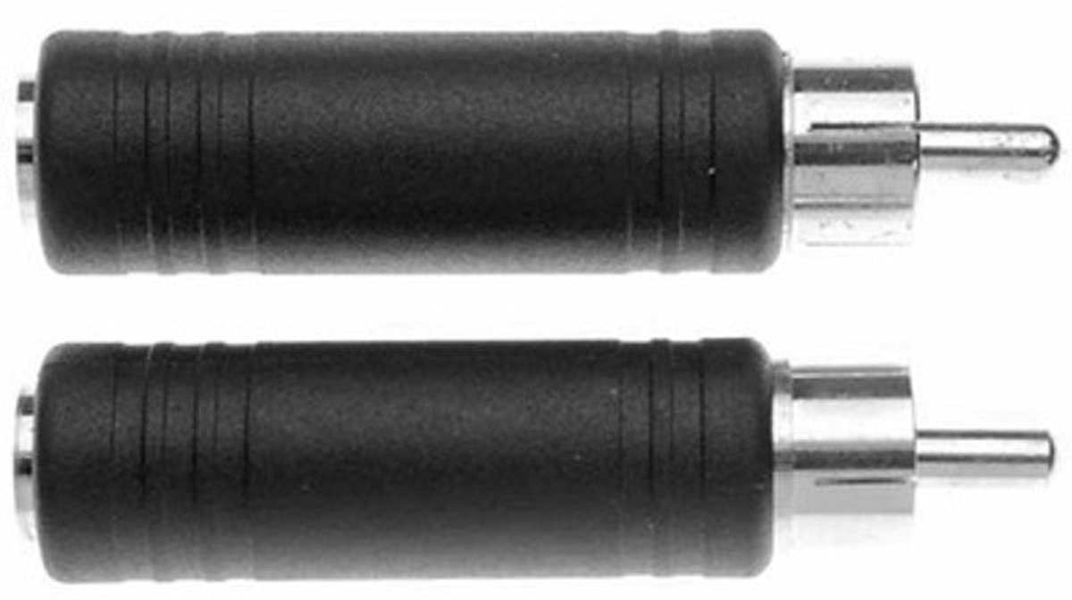 Stagg AC-PFCMH female mono-jack naar male RCA adapter (2 stuks)