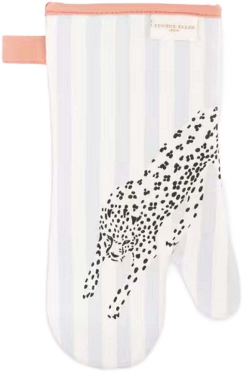 Yvonne Ellen London - Ovenwant – Cheetah Illustratie – Katoen