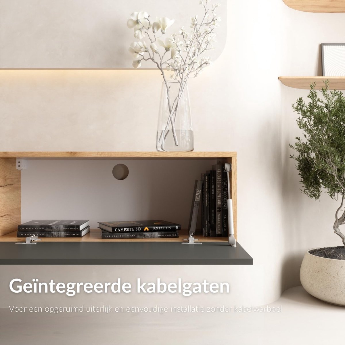 TV-meubel & Wandkast Set 320 - 2x160 cm - Antraciet - Set 320 cm – Medahomestore - Medahom