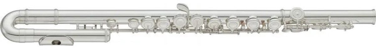 Yamaha YFL-212U dwarsfluit met recht & gebogen kopstuk, voor beginners