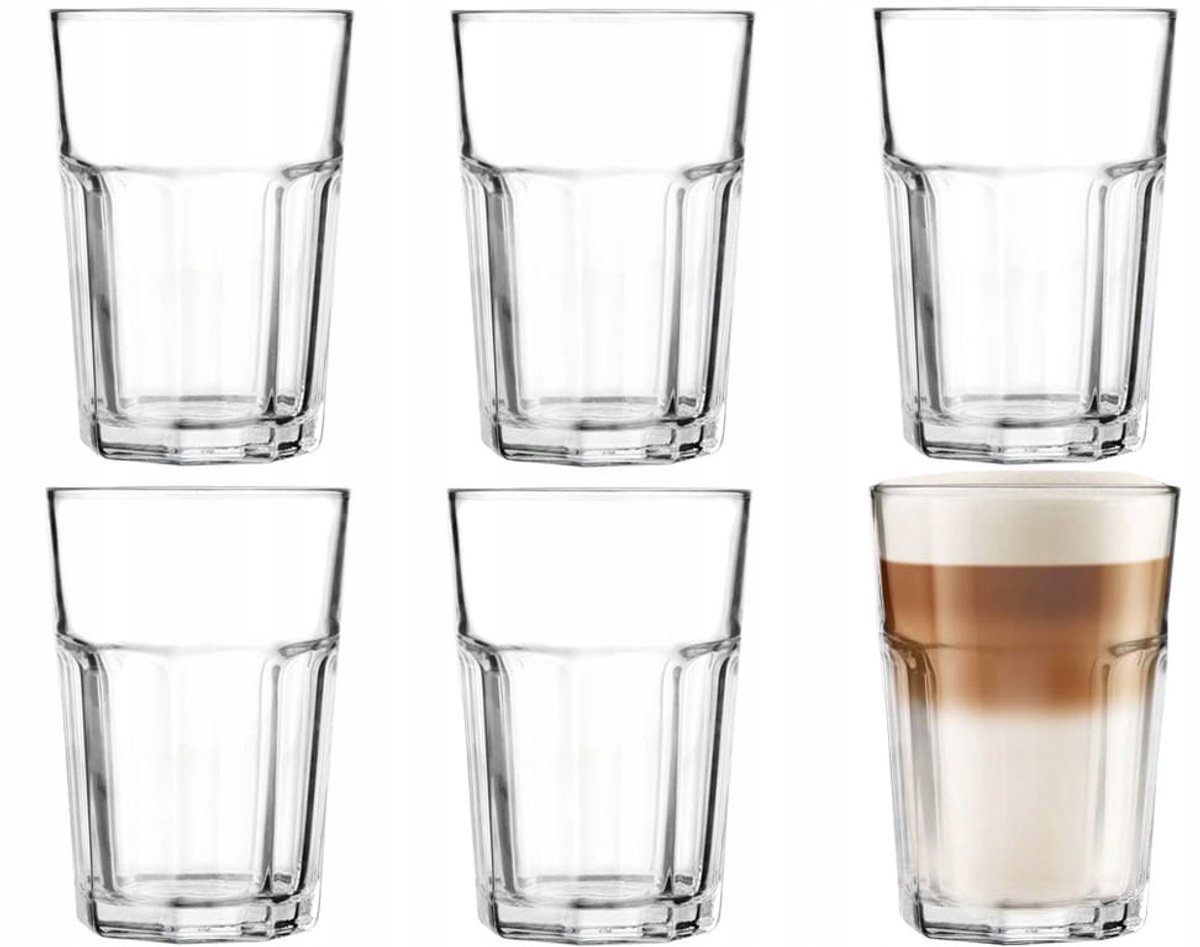 Glasmark Set van 6 Glazen - 320 ml - Stevig & Stijlvol
