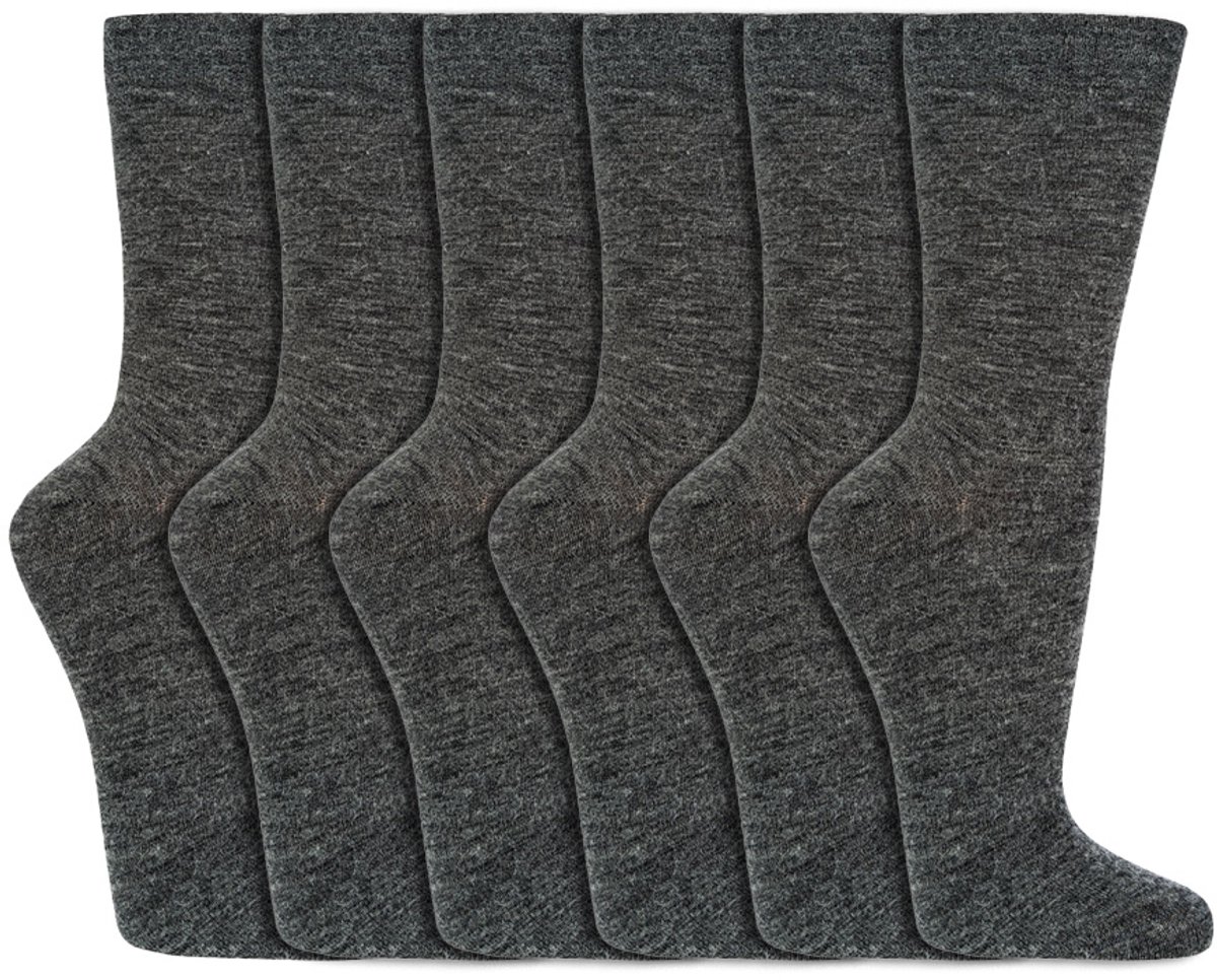 Dames sokken met wol Herfst Winter Grijs