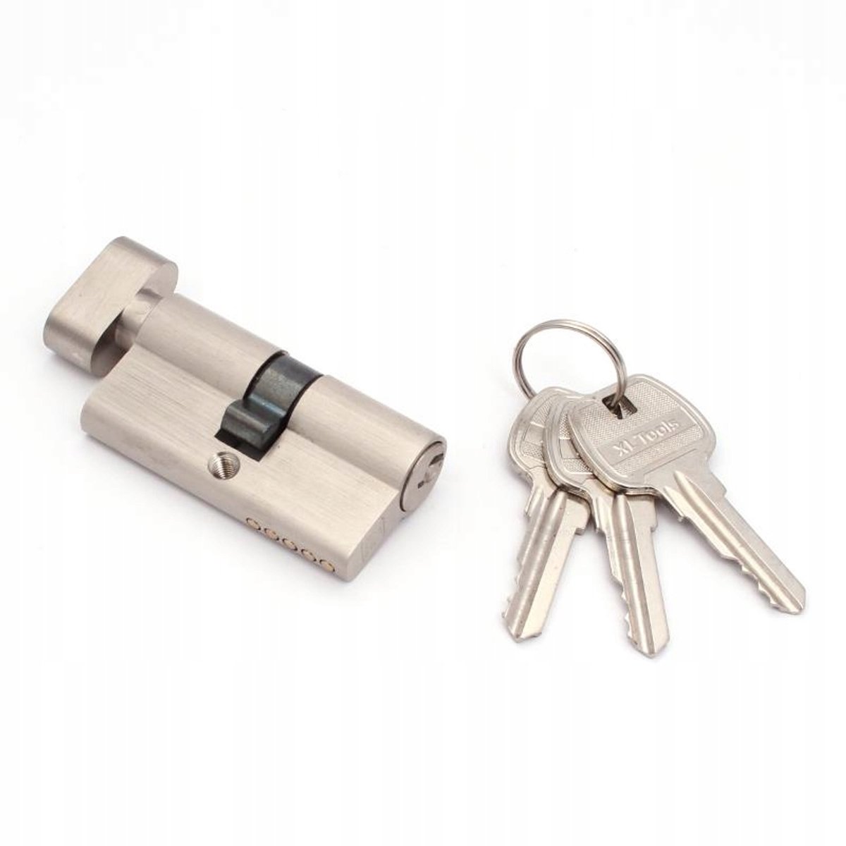 Cilinder met knop A2 GXL Nikkel Satin 28/43mm