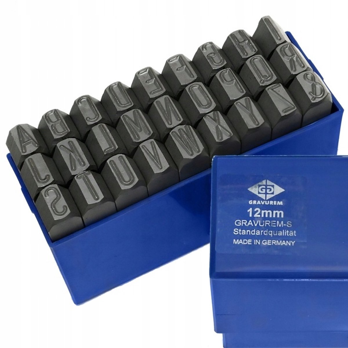 Gravurem Letterstempels A-Z 12mm - Metalen Markeren