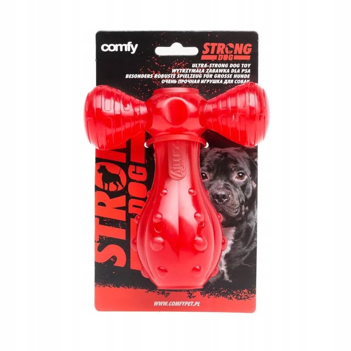 Comfy Strong Dog Hamer Speelgoed voor Honden - Duurzaam TPR