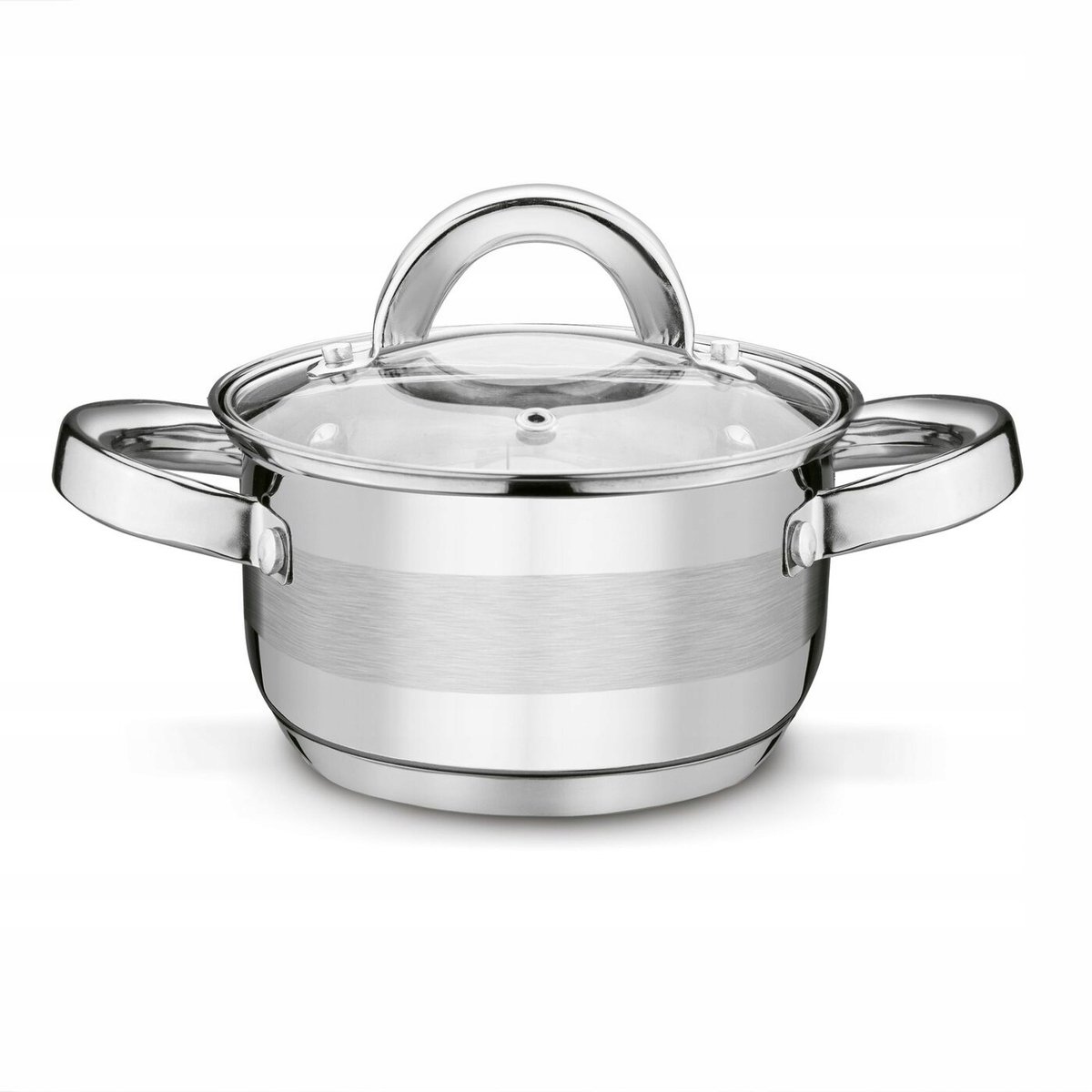 Tadar Roger RVS Pan met Deksel - 1L - 14cm - Inductie Geschikt
