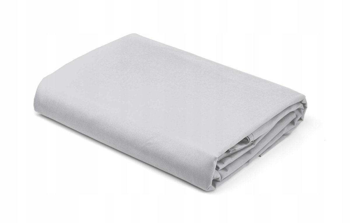 Dekbedovertrek Satin 120x200 Zilver Effen Pure - Zacht & Glanzend