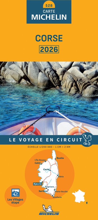 Regionale kaarten Michelin - Michelin Wegenkaart 528 Corse / ... - cover