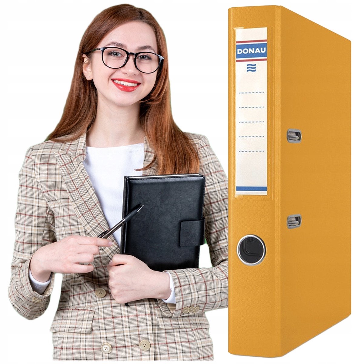 DONAU A4/50mm Bureauorganizer Ordner - Oranje
