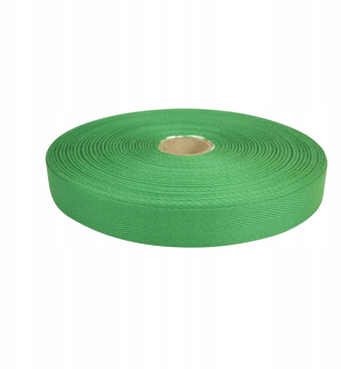 Ariadna Visgraatlint Groen 25mm 50m Katoen Polyester - Kwaliteit