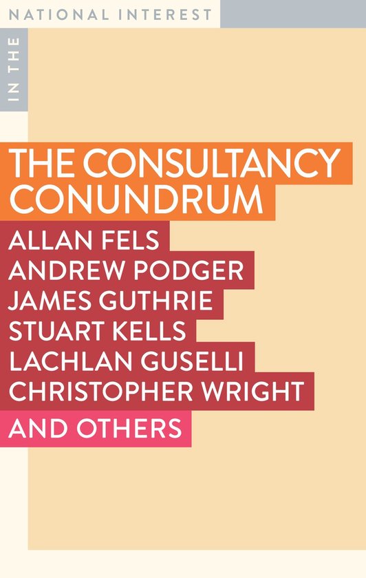 In the National Interest - The Consultancy Conundrum - cover