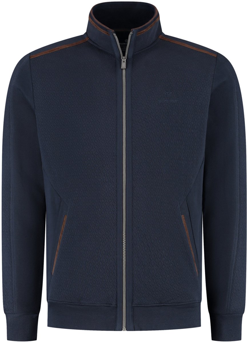 Fellows United - Sweatvest - Heren - XXL - Blauw - Katoen - 52.2669