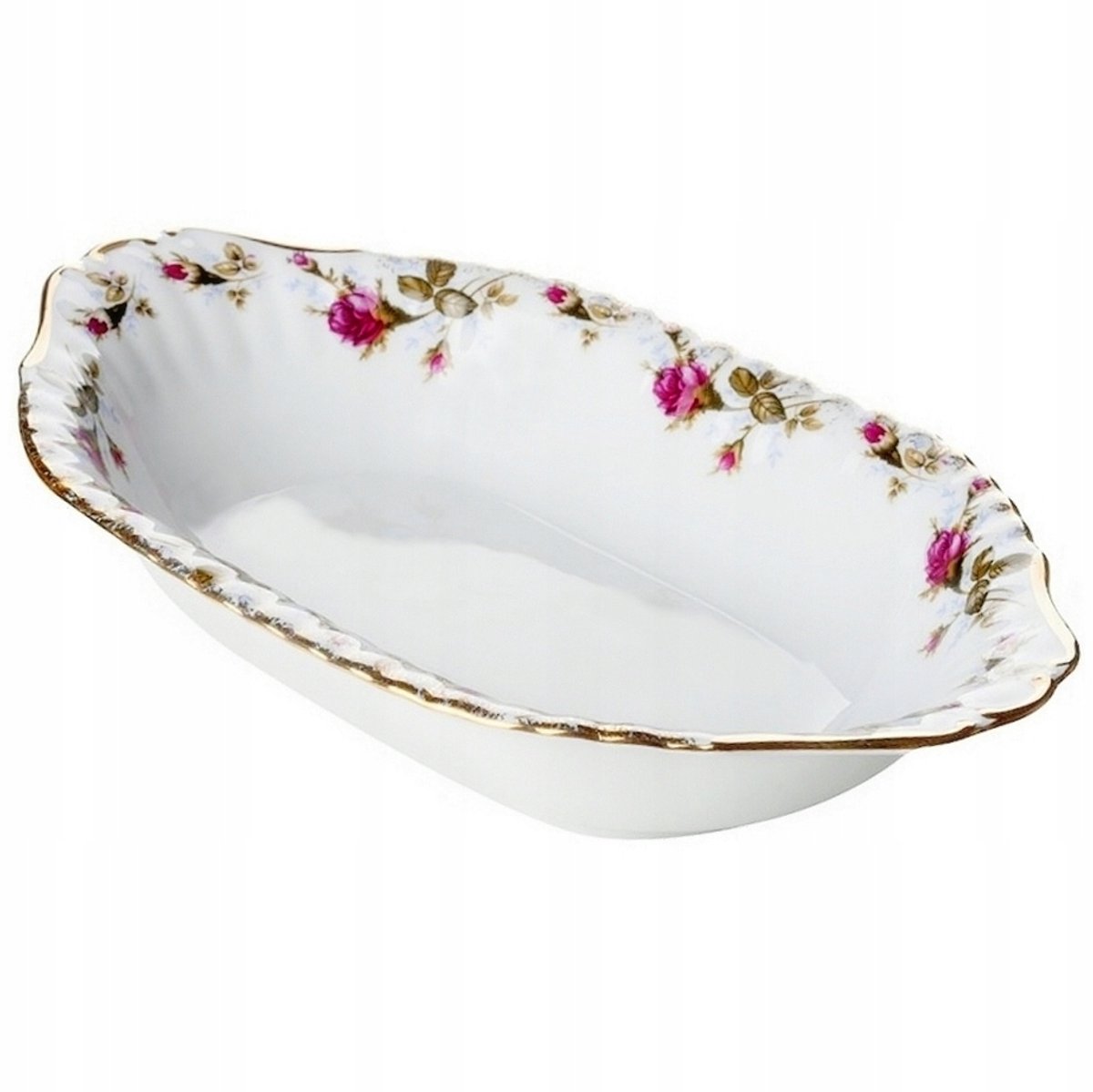 Porseleinen Visborden 33cm - Gouden Roos Iwona B013