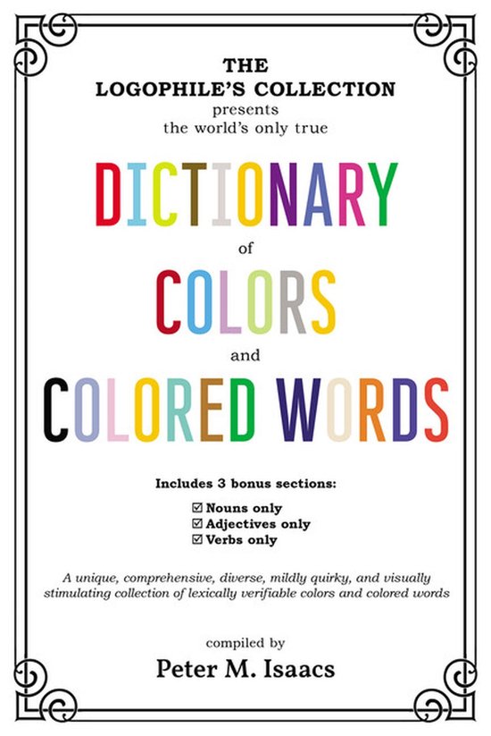 The Dictionary of Colors and Colored Words - cover