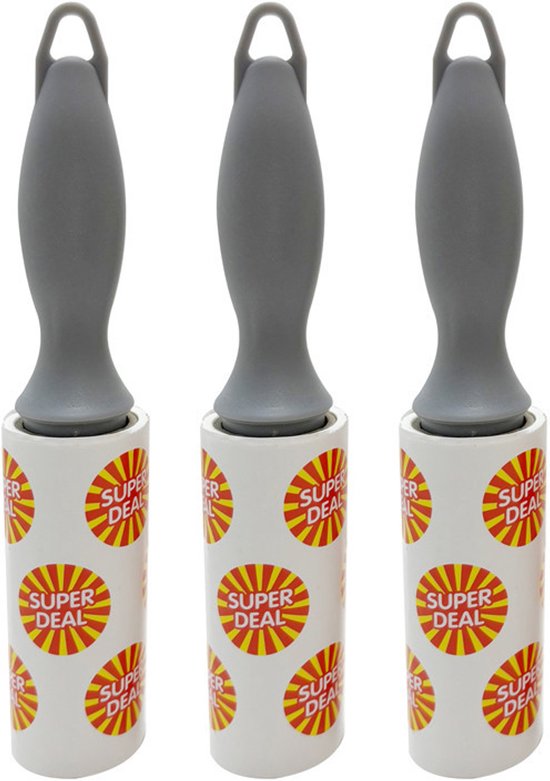 Set van 3 Mini Kattenhaarrollers – Pluisverwijderaar voor Katten, Honden & Kleding – Herbruikbare Mini Borstels voor Huisdierenhaar