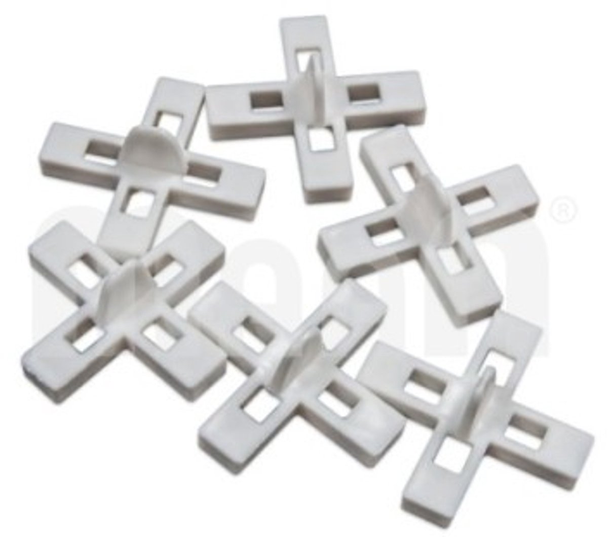 Tegelafstandhouders met handkatoen 10mm - 40 stuks