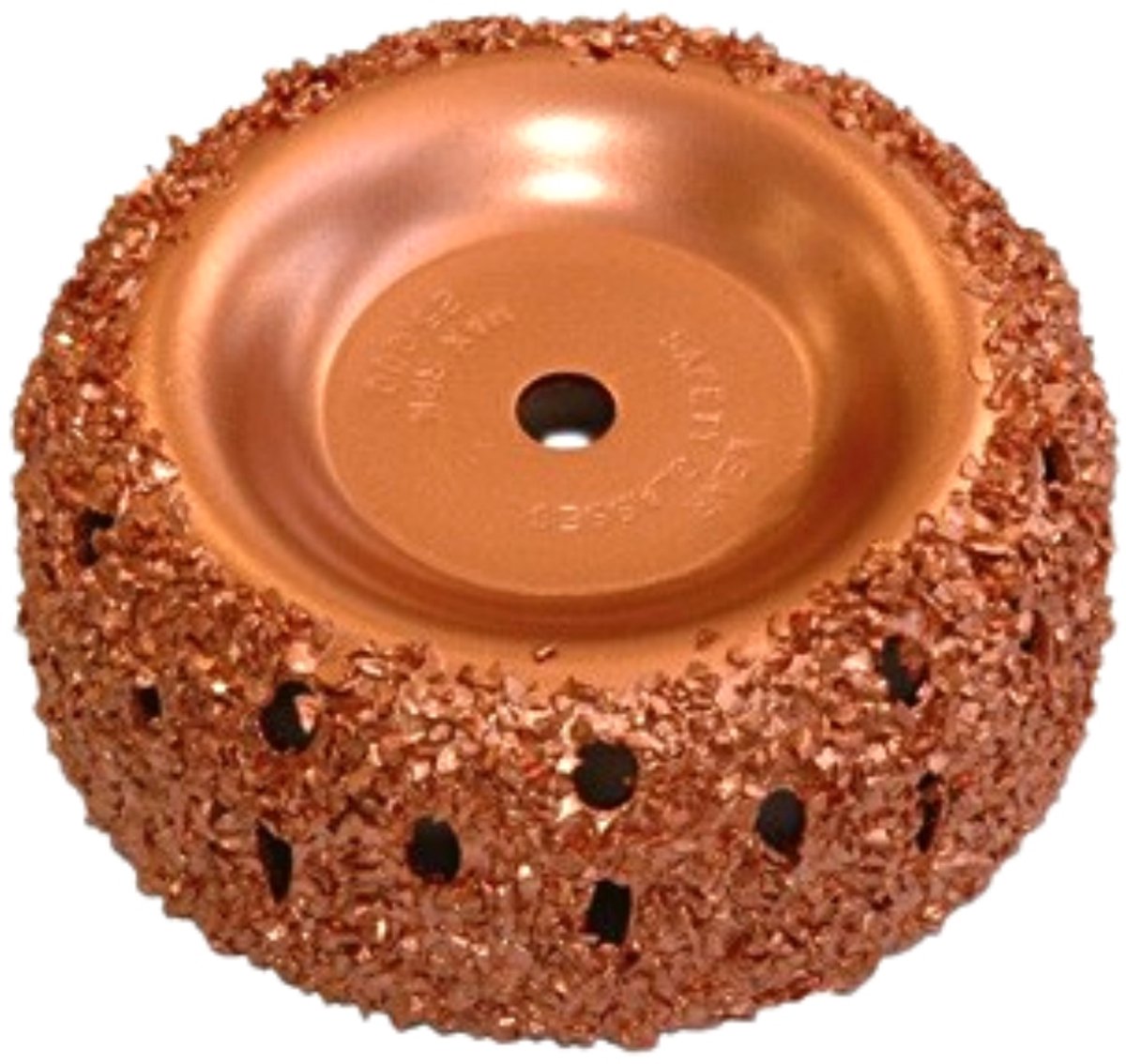Bandschuurkop 76mm voor bandenreparatie - 25mm hoog, 36 grit