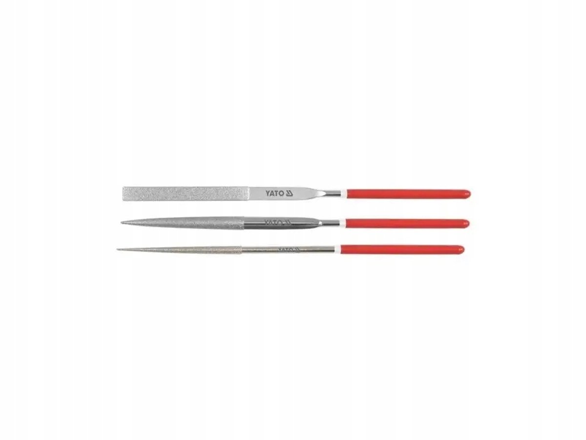 Yato Diamantvijlenset 3x140x50mm - Platte, ronde, halfronde vijlen