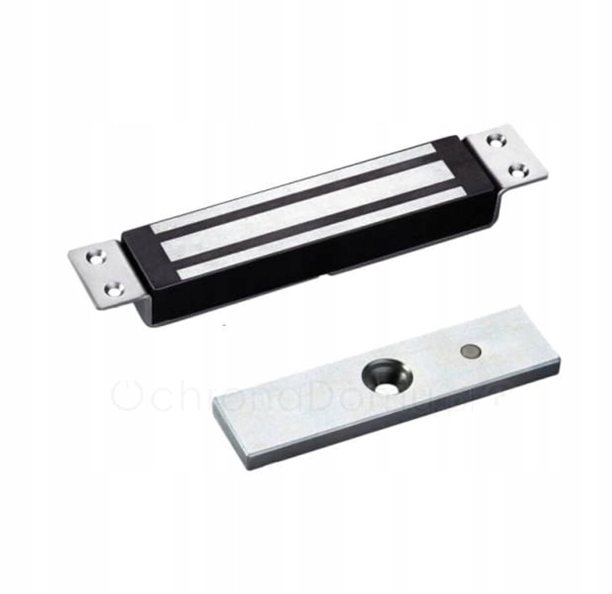 SCOT EL-350MS Inbouwmagneet 180kg met Deurstatus Signalisatie