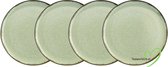 Kitchen Trend Dinerbord Ocean Zeegroen, 27 cm, set van 4