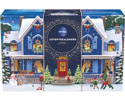 NIVEA Adventskalender Vrouwen 2025 – Kerst en Sinterklaas geschenkset met 24 Verzorgende NIVEA Mini’s en Accessoires - Aftelkalender - Kerstkalender - Kado