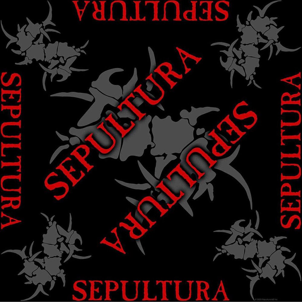 Sepultura Logo Unisex Doek - zwart - Standard