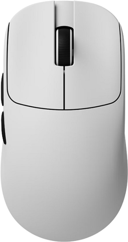 VXE MAD R Major + - Draadloze Gaming-Muis - 42g - PAW3950 Sensor - Ultralicht - 8 kHz - MCU Nordic nRF52840 - Grote 500 mAh Batterij - Omron Optische Switches - Ice-Feel Coating - Wit