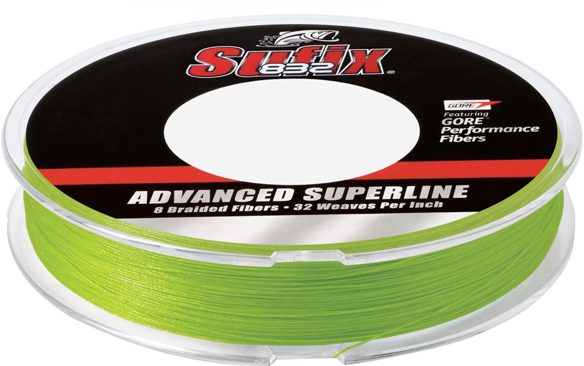 Sufix 832 Gevlochten Vislijn 120 M Geel 0.200 mm