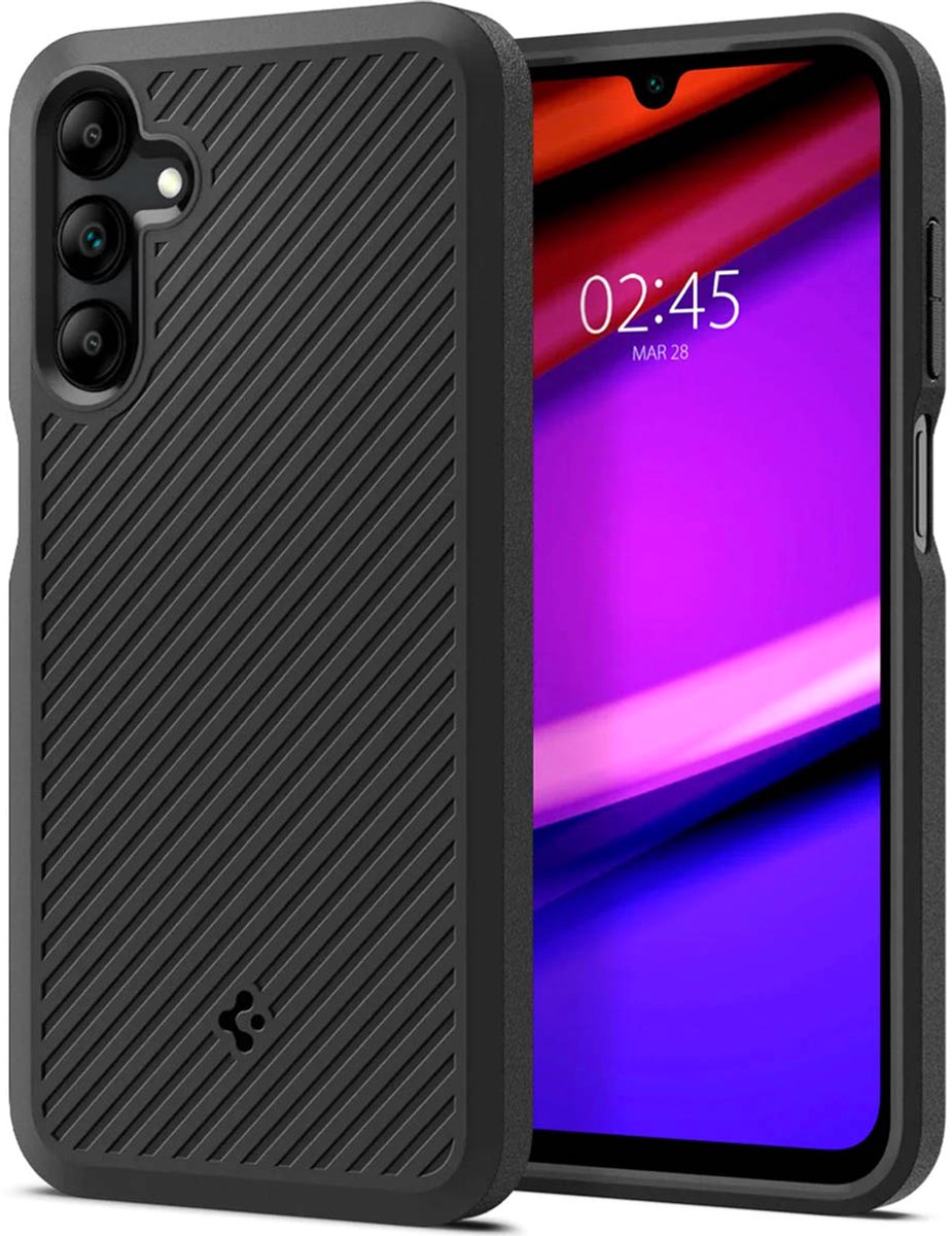 Spigen hoesje geschikt voor Samsung Galaxy A15 / A15 5G - Core Armor Case - Zwart