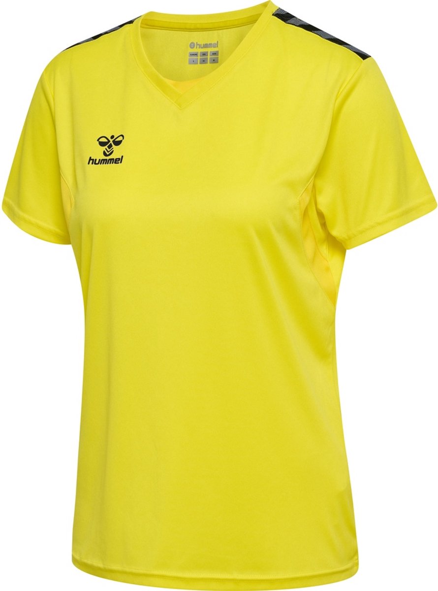 Hummel Damen T-Shirt Hmlauthentic Pl Jersey S/S Woman Blazing Yellow-XS