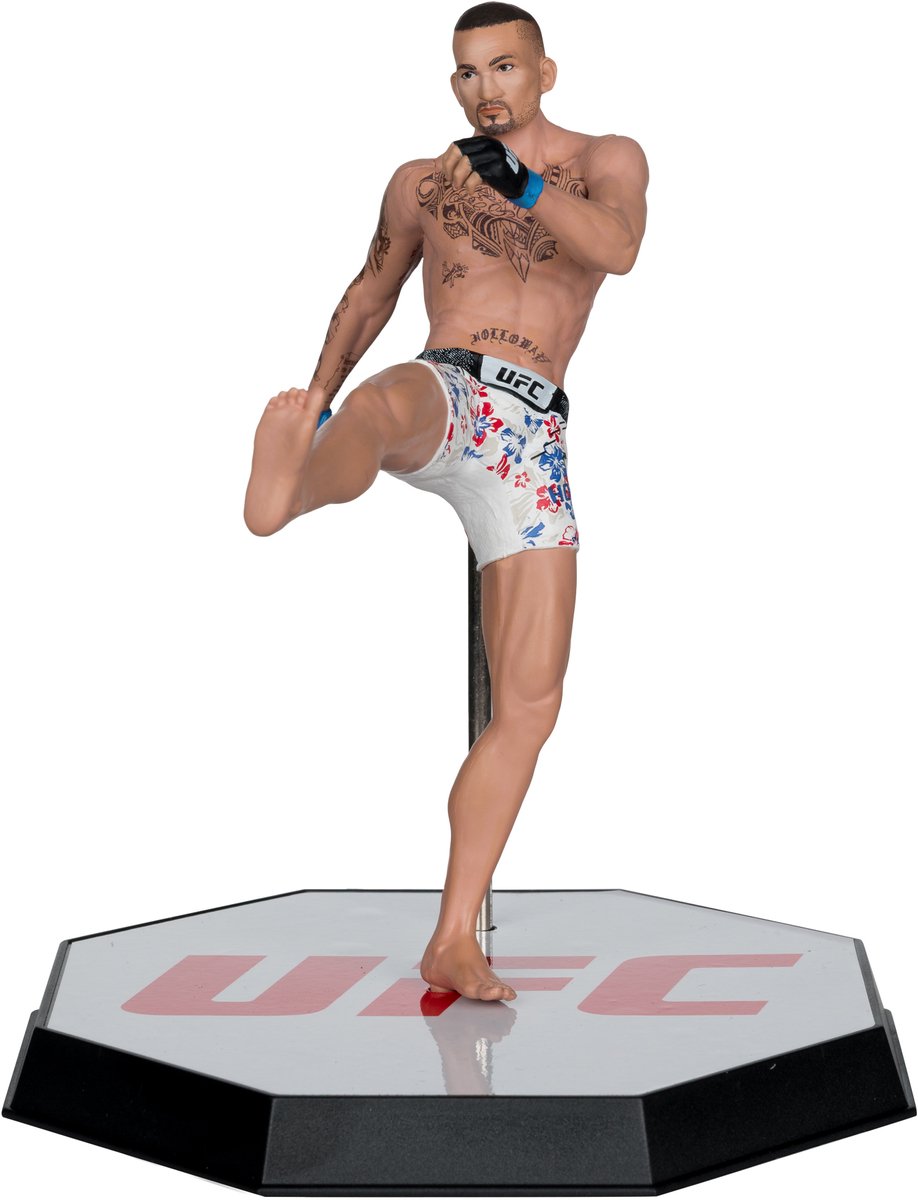 McFarlane's SportsPicks - Figuur Gold Label - UFC Max Holloway Gold Label geposeerde figuur