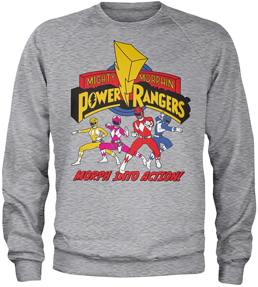 Power Rangers Morph Into Action -sweatshirt