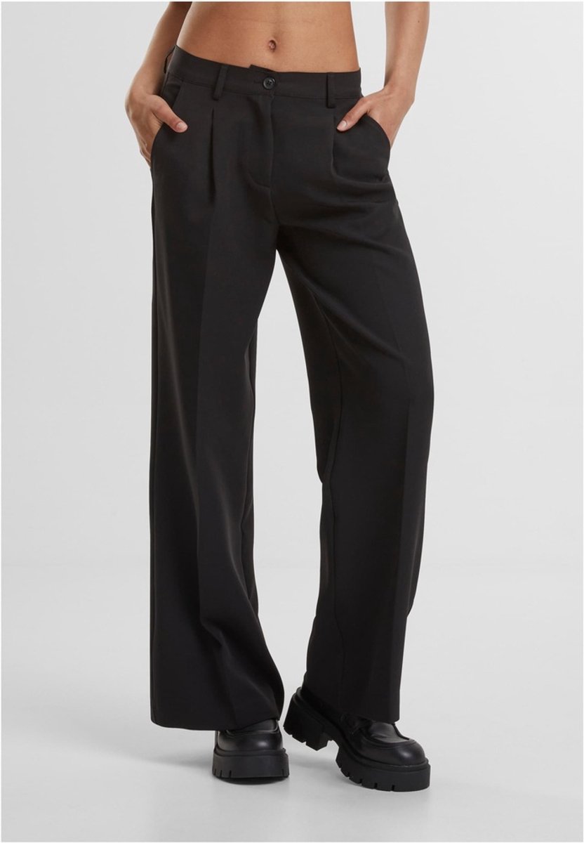 Urban Classics Wide Leg Wijde broek Taille 33 inch Zwart