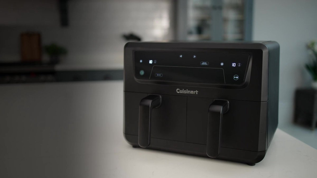 Test de la friteuse à air Cuisinart XXL Air Fryer, tiroirs doubles 2x5.2L